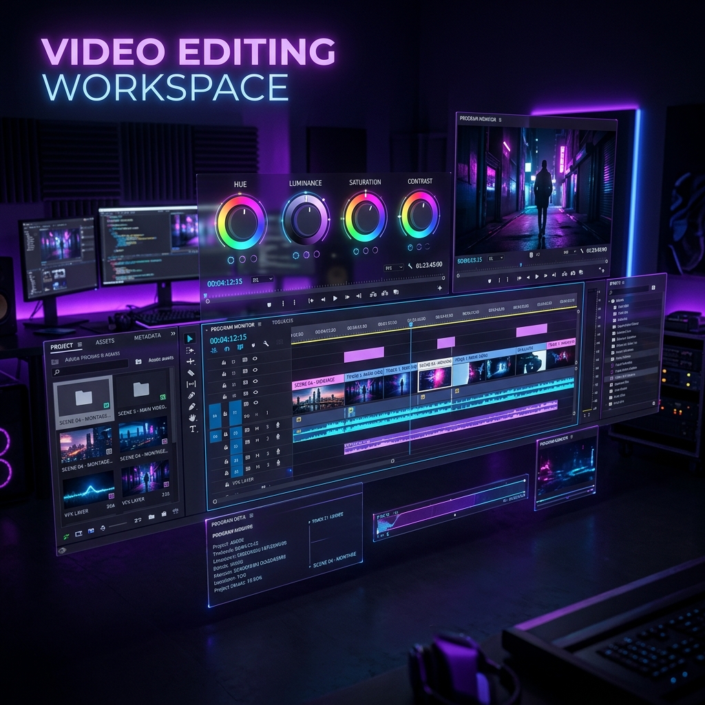 Video Editing Workspace